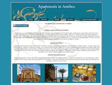Tablet Screenshot of apartmentsinantibes.com
